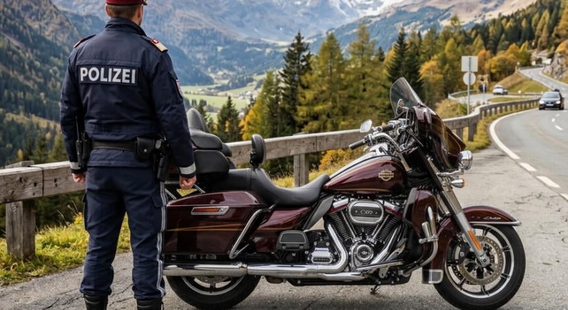 Megszólalt az osztrák rendőrség a magyar motoros egymilliós bírságával kapcsolatban