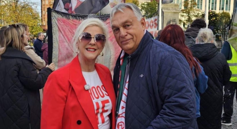 Orbán Viktor az északír fővárosban tüntetett az abortusz ellen, mielőtt hazaindult