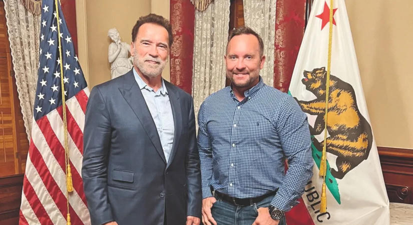 Szedlacskó Ádám Arnold Schwarzenegerről: „Mindent meg tudunk beszélni, hálás vagyok a barátságáért”