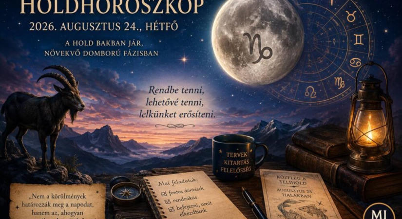 Egy igazi különlegesség: holdhoroszkóp hétfőre