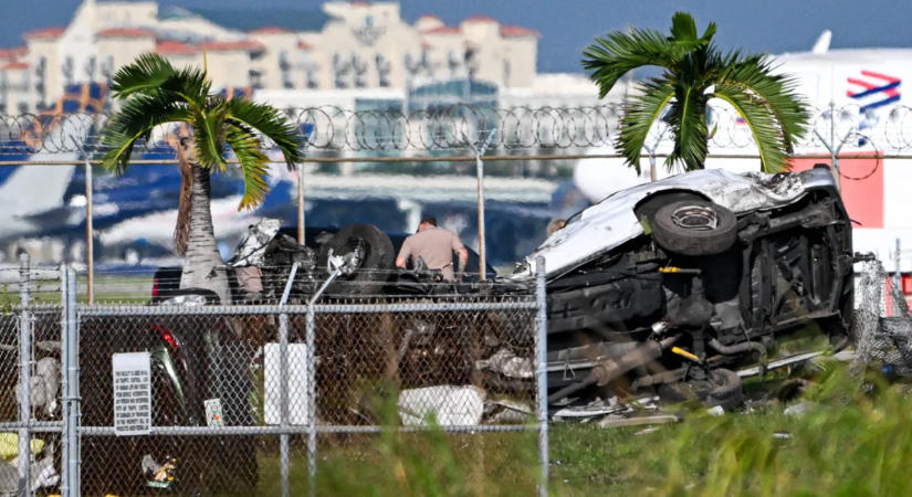 Kamerák rögzítették a tragédiát Miamiban – így csapódott be a repülőgép – videó
