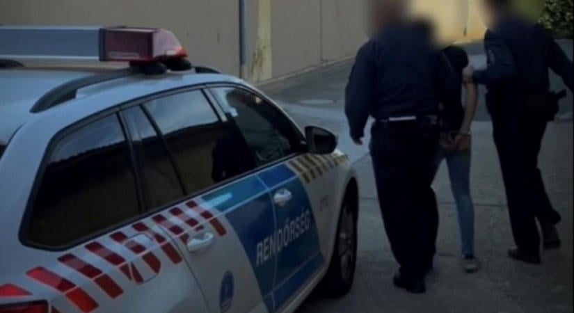 Körözött férfire csaptak le a rendőrök Jánosházán - videó