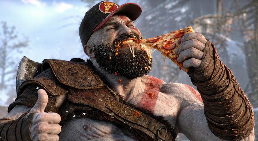 És azt tudtad, hogy a háború helyett Kratos majdnem a pizzák istene lett?