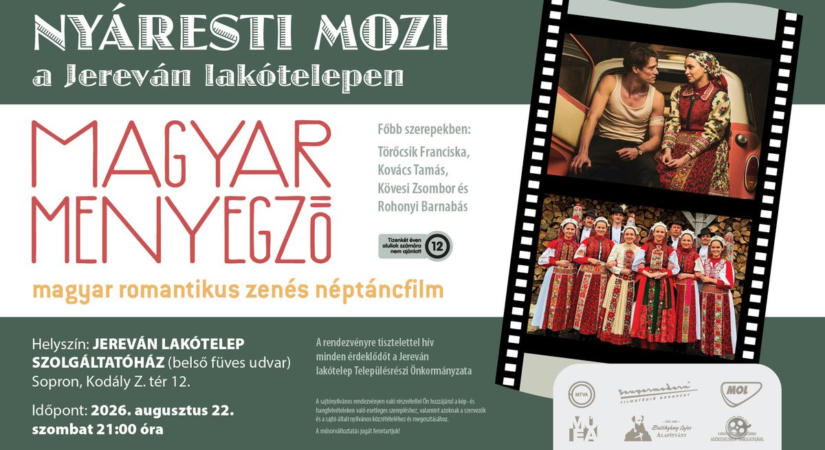 Nyáresti mozi a soproni Jereván lakótelepen