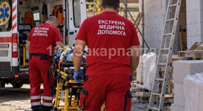 Súlyos baleset Huszton: csaknem öt métert zuhant egy 63 éves férfi építkezés közben