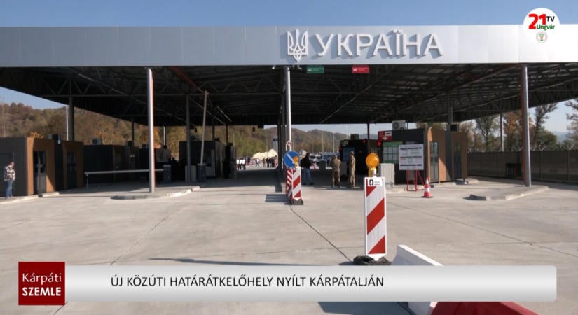 Új közúti határátkelőhely nyílt Kárpátalján – (videó)