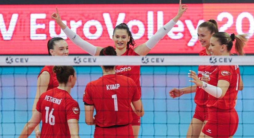 Európa Liga elődöntőt játszhat a magyar női röplabda-válogatott