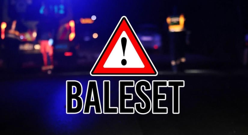 Oszlopnak ütközött egy autó Debrecenben, forgalmi akadály van a szakaszon!