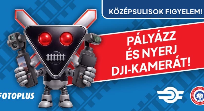Videópályázatot hirdet középiskolásoknak a MÁV és a rendőrség