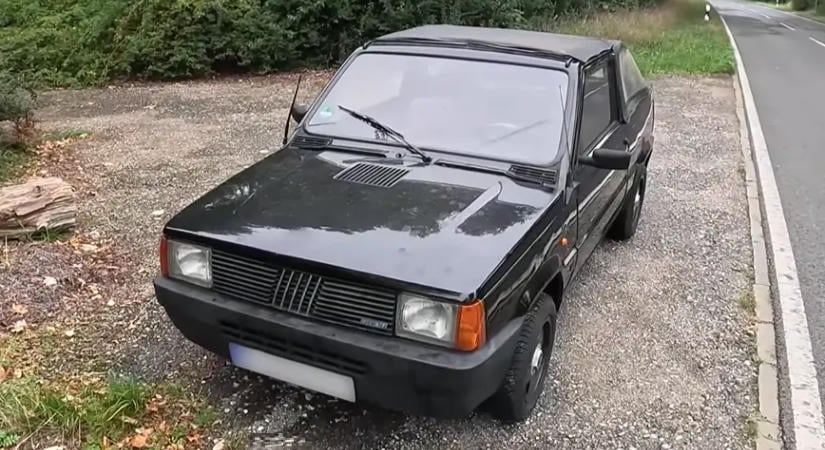 Öreg Fiat Panda az Autobahnon: vajon mire elég 34 lóerő?