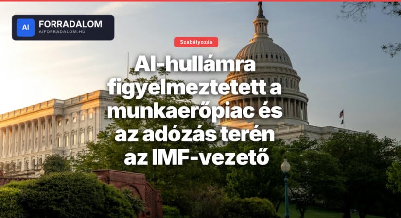 AI-hullámra figyelmeztetett a munkaerőpiac és az adózás terén az IMF-vezető