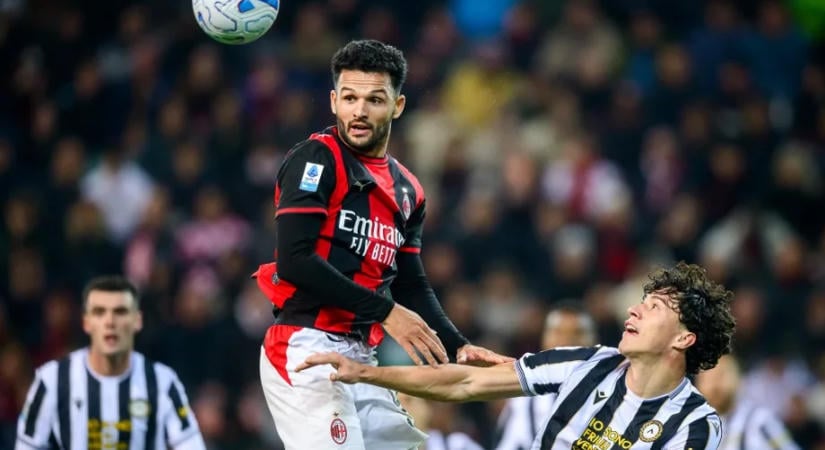 Milan-győzelem Udinében
