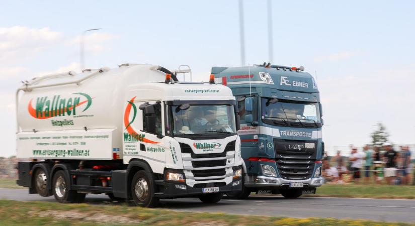 Szombathelyi Truck Fest: több tonnás gépek csaptak össze a gyorsulási versenyeken