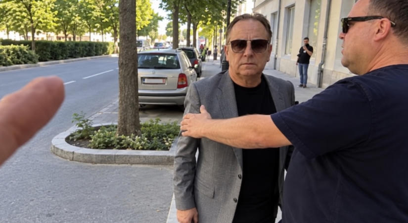 Fásy Ádám begurult: videón, ahogy ki akarta ütni Szabó Bálint kezéből a telefont