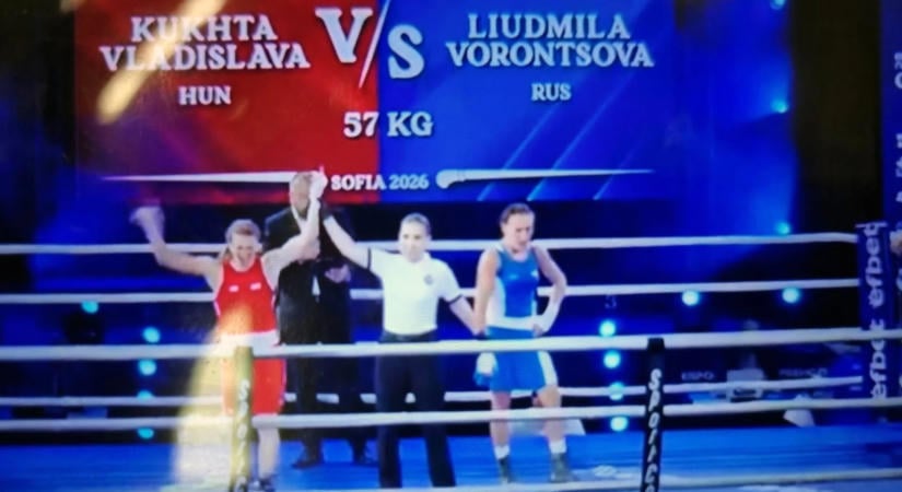 Kukhta Vladislava aranyérmes 57 kg-ban