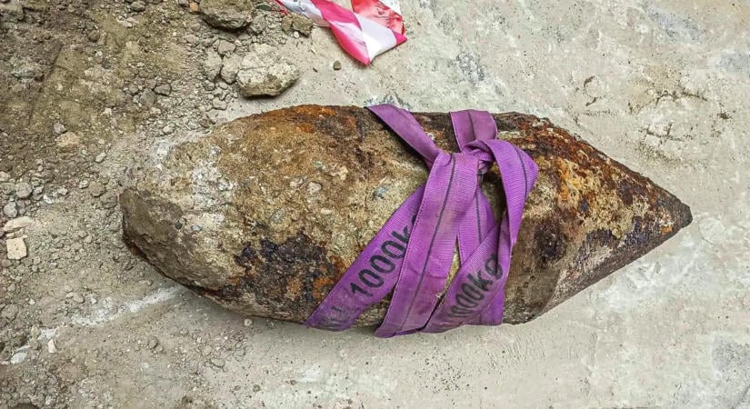 Második világháborús rombolóbomba került elő a főváros V. kerületében