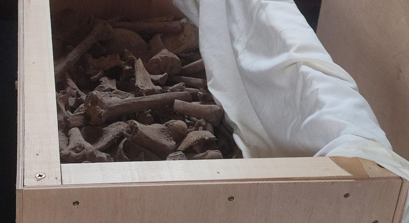 Mintegy negyven ember földi maradványait temetik újra Bátán - a koporsókat már felravatalozták a Szent Vér-bazilikában
