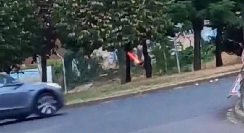 Darth Vader utódja tűnt fel Egerben? Videón a nem mindennapi jelenet