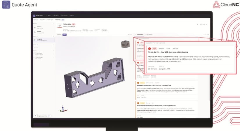 CloudNC: 20 millió dollár tőkét vontak be a CNC-megmunkálást támogató AI-eszközök bővítésére