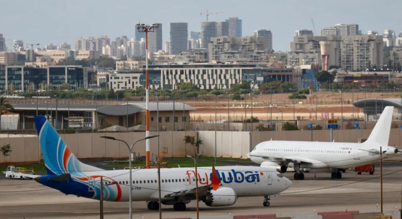 Izrael felfüggesztette a Flydubai járatait a pilótafülkében történt incidens után