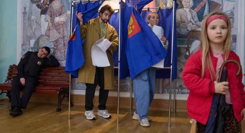 Putyinék 58 százalékot kaptak