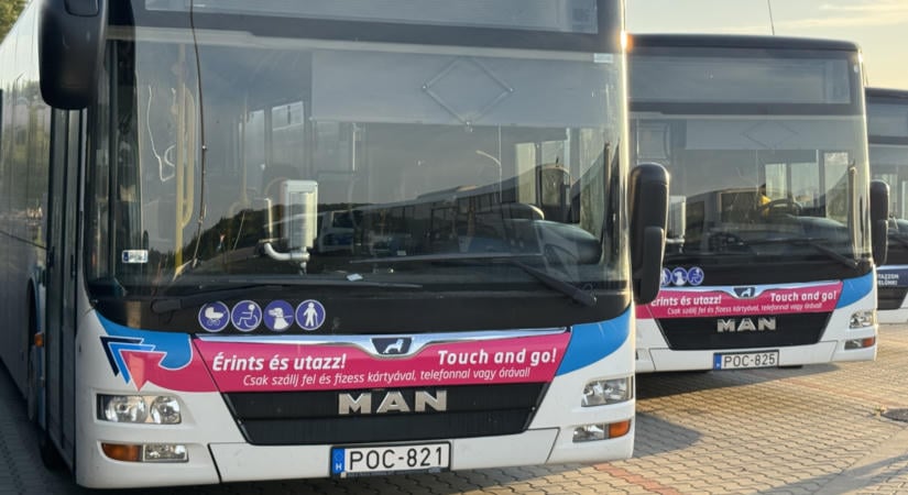 Tatabányán sikeres a teszt, hamarosan más vidéki városokban is megjelenhet az érintéses jegyvásárlás