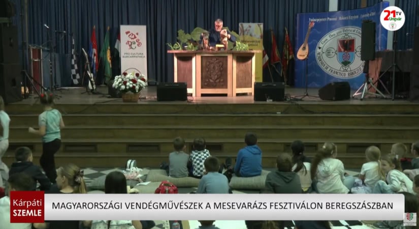 Magyarországi vendégművészek a Mesevarázs fesztiválon Beregszászban – (videó)