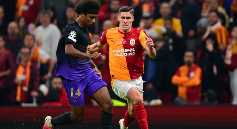 Percek alatt darálta be a Barcelona a Sallai Rolanddal a padon kezdő Galatasarayt