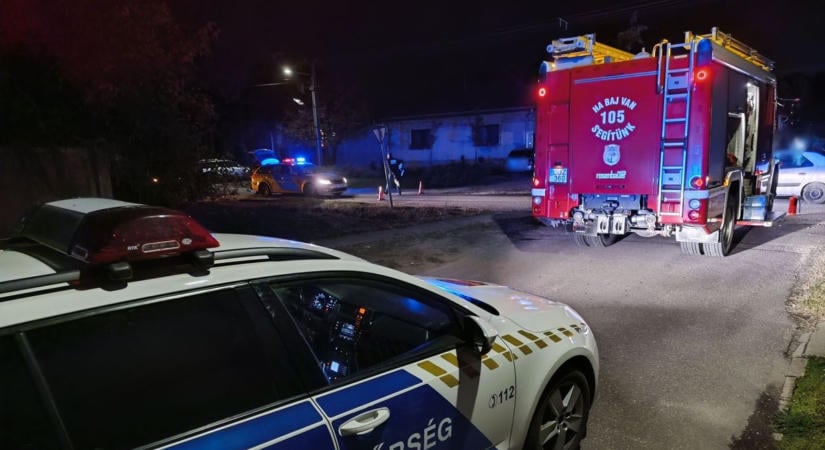 Az oldalára borult egy autó Soltvadkerten, egy ember megsérült