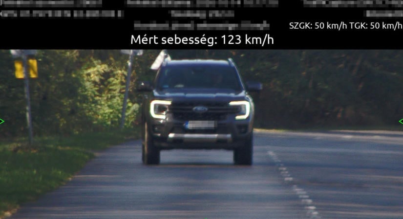 Durva gyorshajtás Teremen, nyomban ott termettek a rendőrök