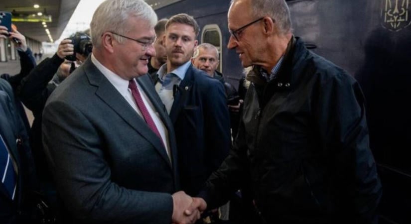 Merz Kijevben: egymilliárd eurós katonai támogatást kaphat Ukrajna Németországtól