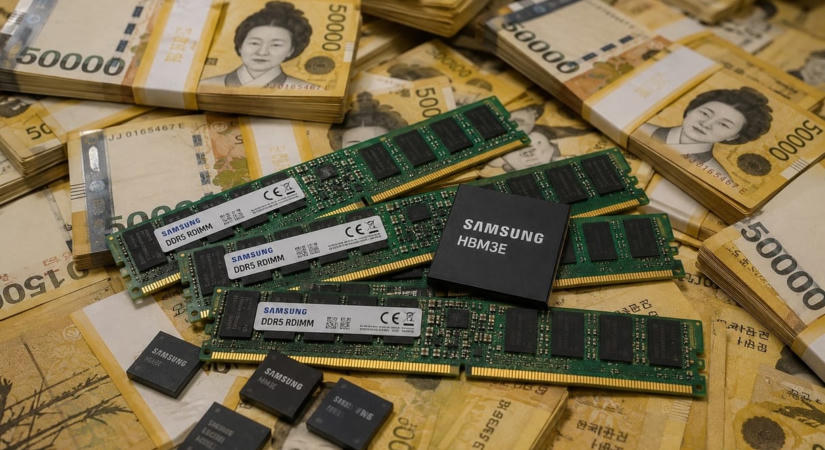 250-szeres profitnövekedés itt, óriási veszteség ott – felemásan érinti a Samsungot a memóriaválság
