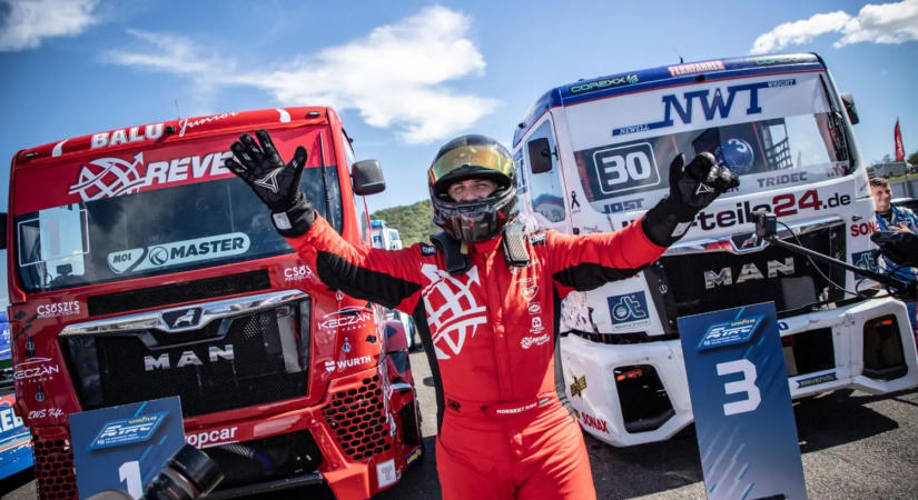 Négy futam, négy dobogó – remekül szerepelt a Révész Racing és Kiss Norbert Csehországban