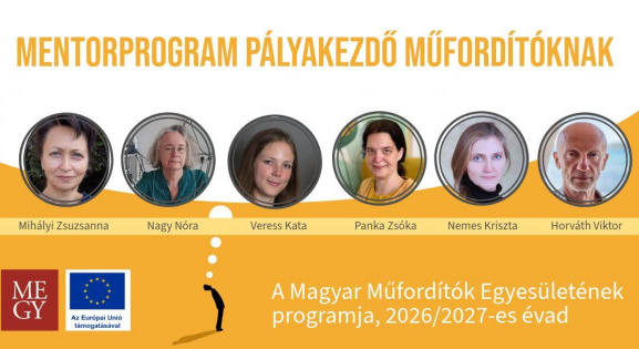 Ingyenes mentorprogramot hirdet a Magyar Műfordítók Egyesülete