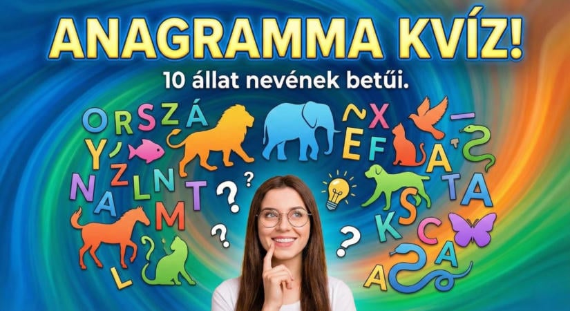 Anagramma kvíz: Összekevertük 10 állat nevének betűit. Meglesz mind vagy belezavarodsz?