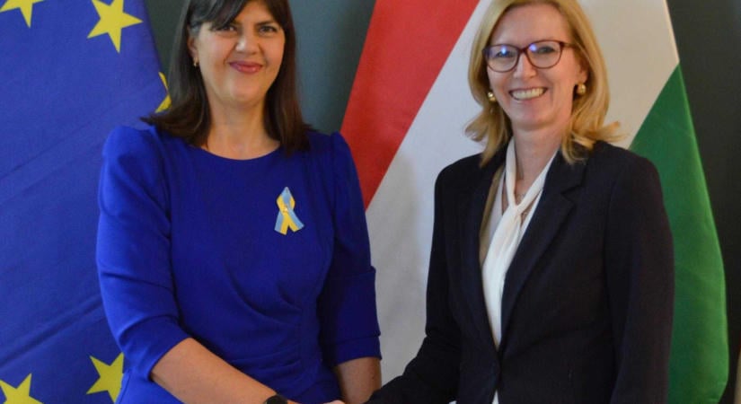 Laura Codruţa Kövesi Budapesten tárgyalt