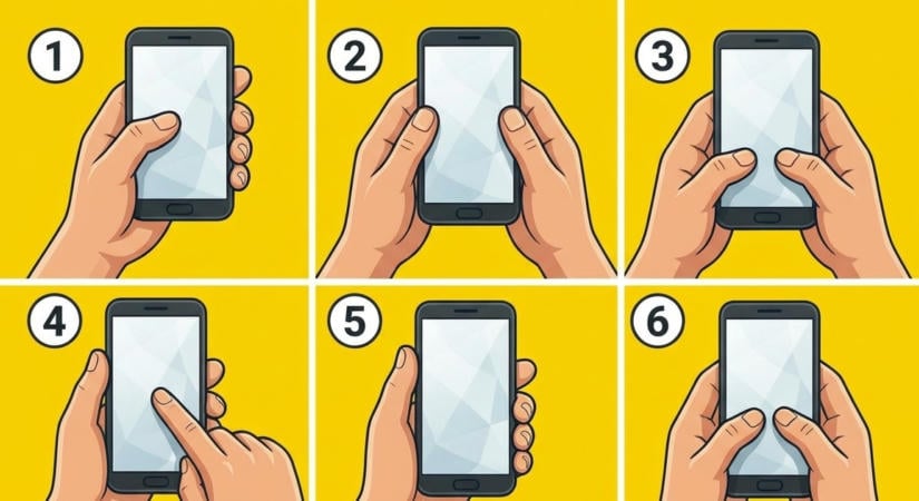 Hogyan tartja a telefonját? A gesztusai többet elárulnak a személyiségéről