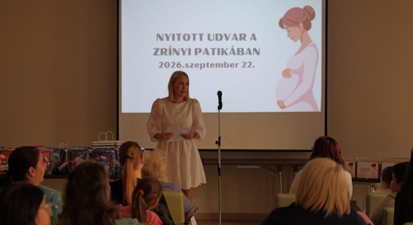 A csecsemők gondos ápolásáról tartott nyitott szertárat a Zrínyi Patika