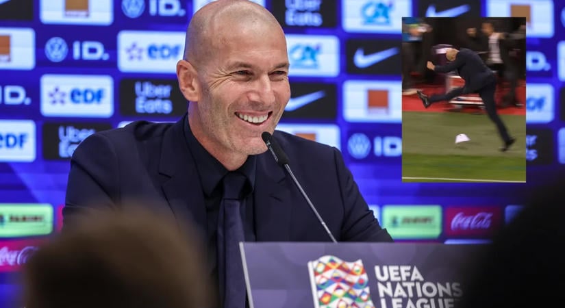 „Talán kissé nevetséges voltam, de nem számít” – videón Zidane ösztönös gólöröme