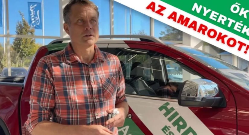 Átadtuk az Amarokot a nyertesnek – ilyen volt a nagy pillanat
