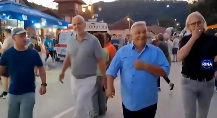 Orbán Viktor Világi Oszkárral és Taraczky Dániellel jelent meg Gučában