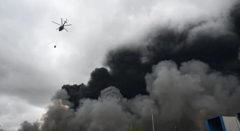 Ukrán dróntámadás okozott tüzet a rjazanyi olajfinomítóban