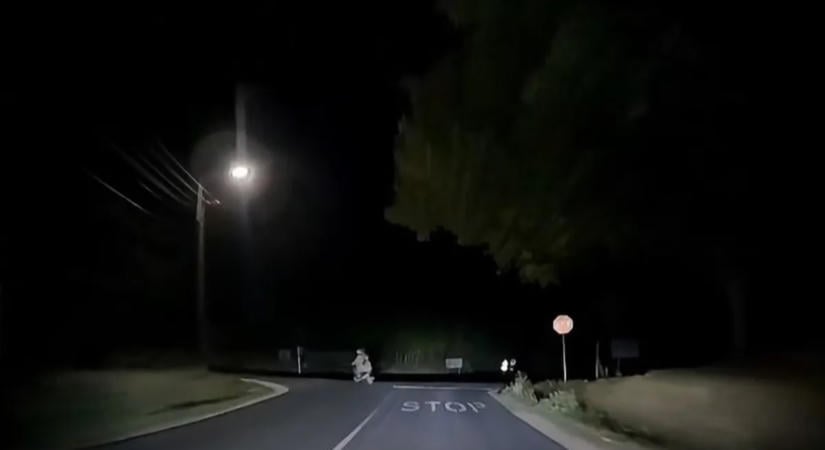 Elképesztő rendőrségi hajsza: még utasát kirakta a buszmegállóban, mielőtt tovább menekült a motoros - videó