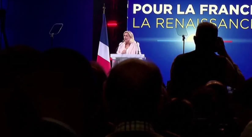 Rendet ígér a felfordulás közepette: Marine Le Pen hivatalosan is kampányba kezdett