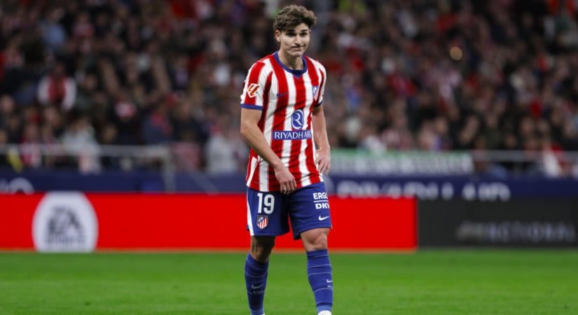 Bocsánatot kért az Atlético Madrid szurkolóitól Julián Álvarez: „Megértem a haragjukat”