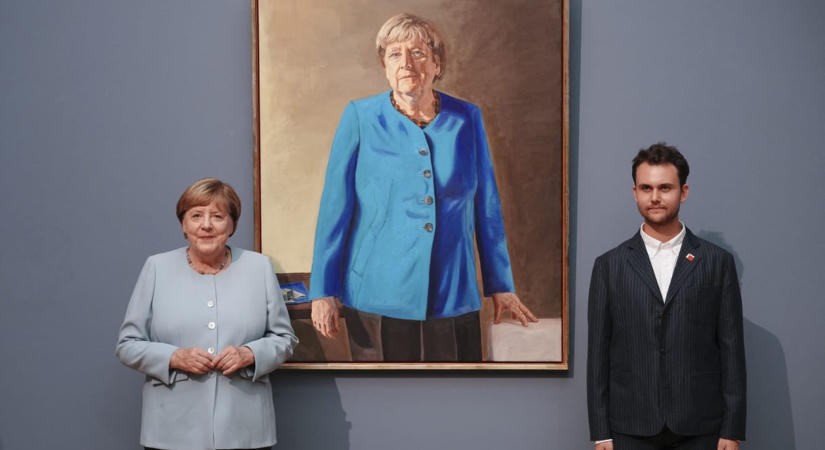 „Tollba mondta?” Angela Merkel sokakat meglepett, amikor kiválasztotta, ki fesse meg a Kancellárgalériába szánt portréját