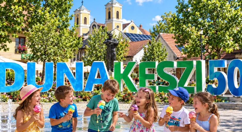 Dunakeszi saját fagylaltot kapott a jubileumi évre, azonban van egy furcsa csavar az egészben