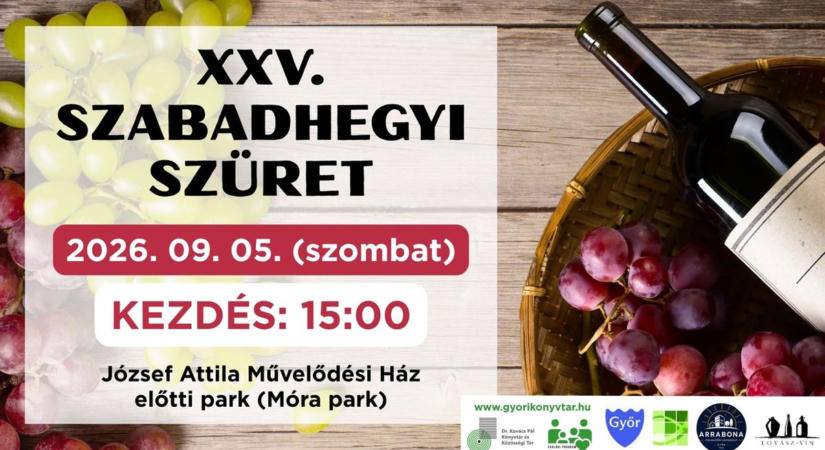 Fantasztikus műsorok és zenés programok, baba-mama kör és légvár - Hatalmas mulatság vár a XXV. Szabadhegyi Szüreten!