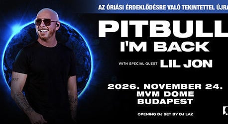 Don’t stop the party! - Pitbull novemberben visszatér Budapestre!