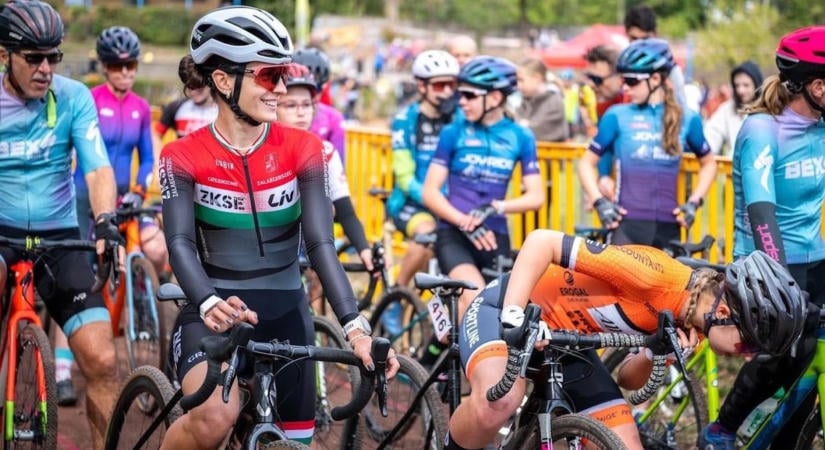 A ZKSE kerékpárosai is ott voltak a cyclocross Magyar Kupa rajtjánál